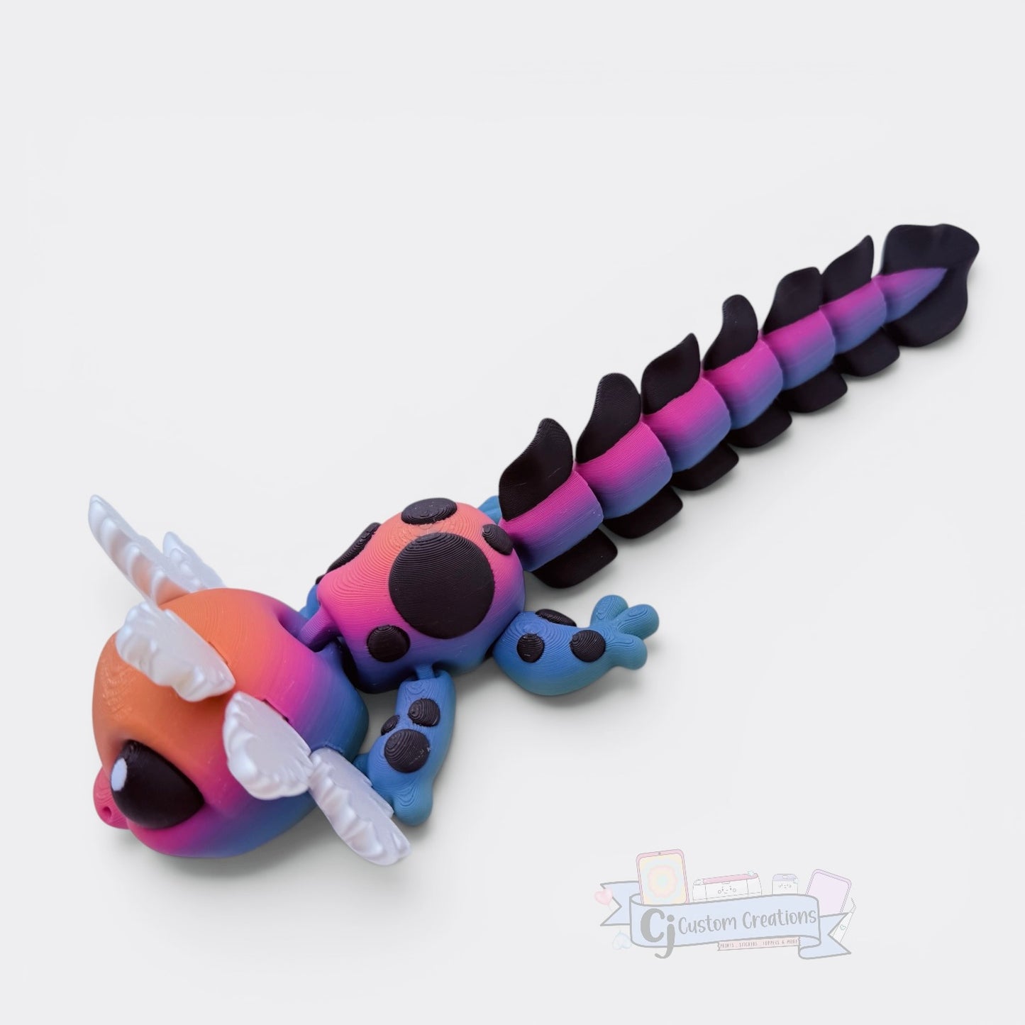 Flexi Rainbow Axolotl- L.E