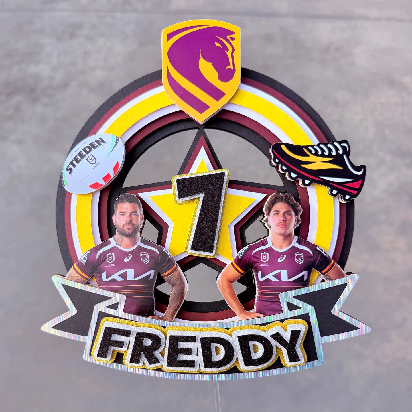 Nrl Cake Topper