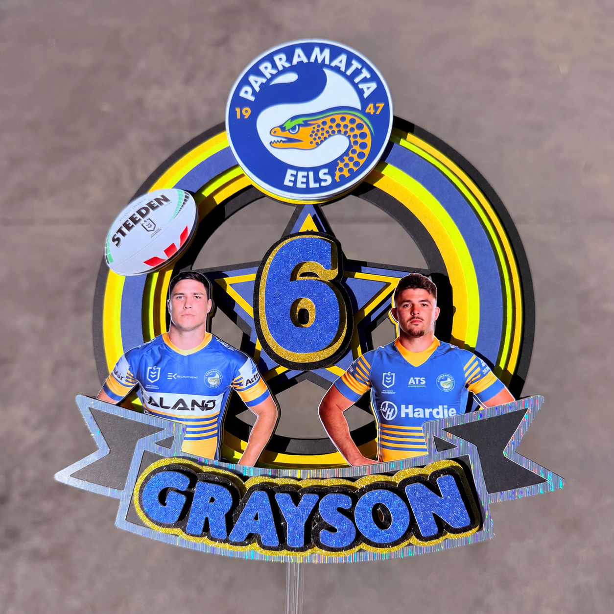Nrl Cake Topper