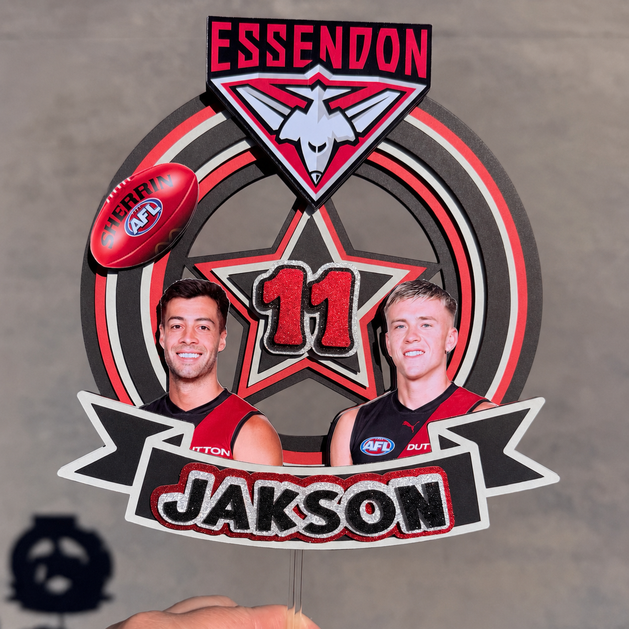 AFL Cake Topper