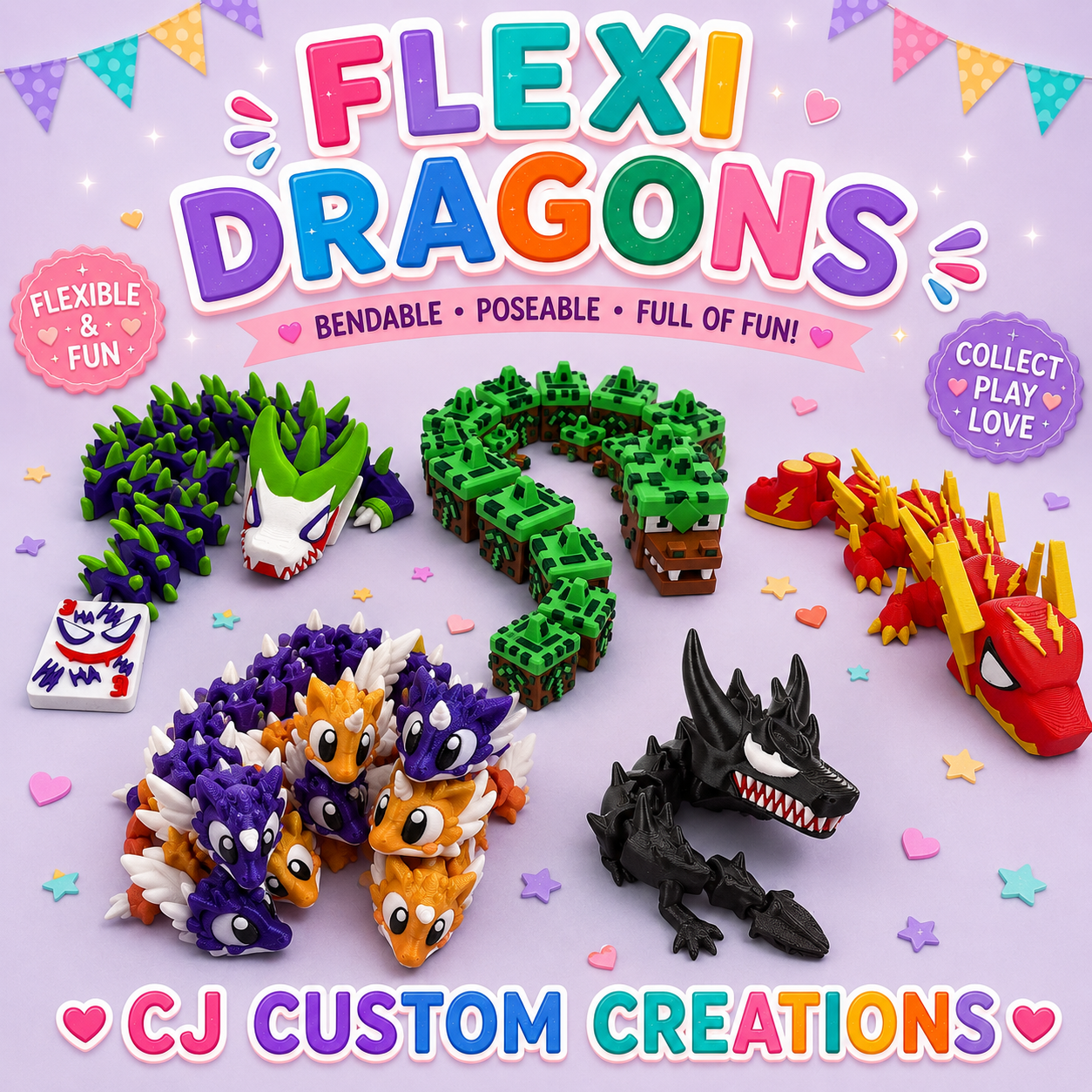 Flexi Dragons 🐉