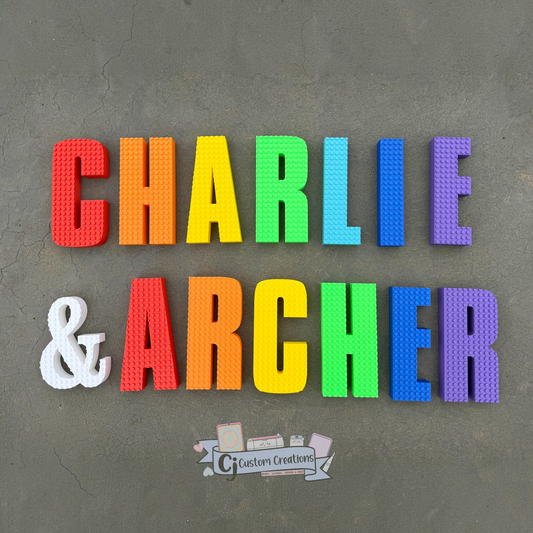 Large Brick Letters