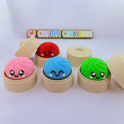 Dumpling Clicker Keychain