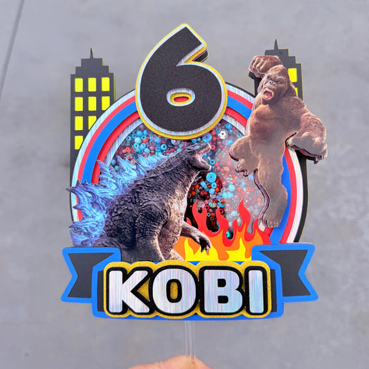 Godzilla Kong Topper