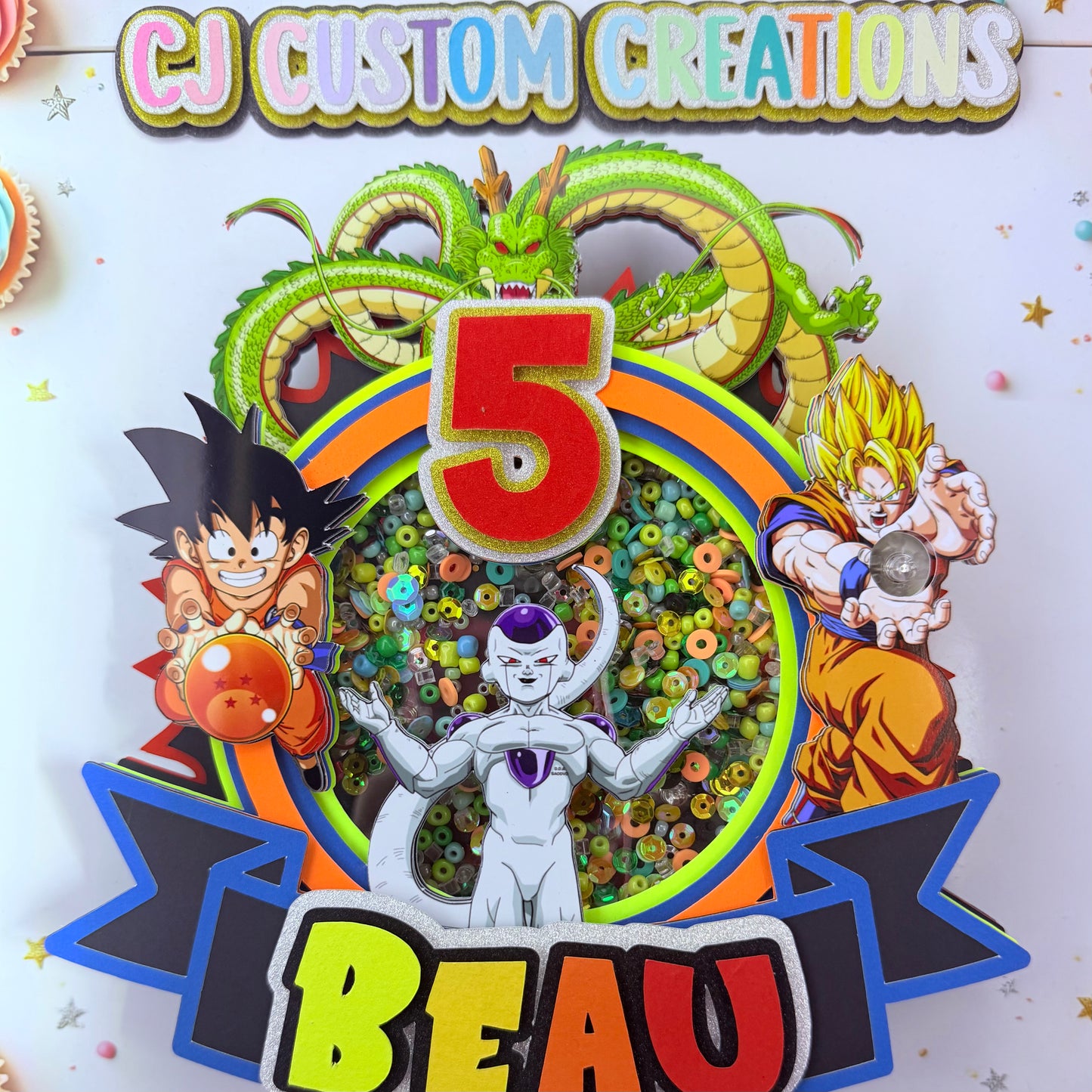 Saiyan Cake Topper