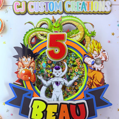 Saiyan Cake Topper