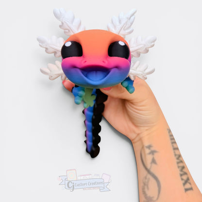 Flexi Rainbow Axolotl- L.E