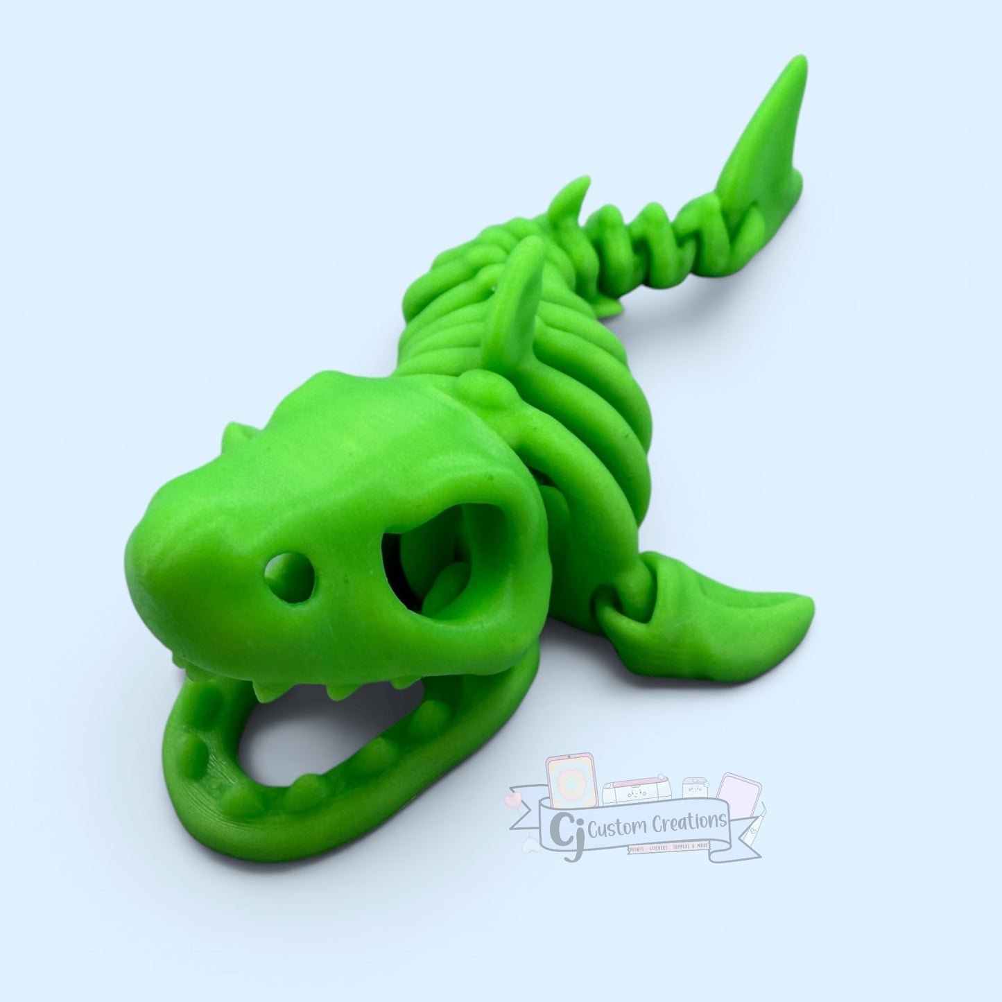 Glow Shark Skeleton Flexi