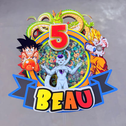 Saiyan Cake Topper