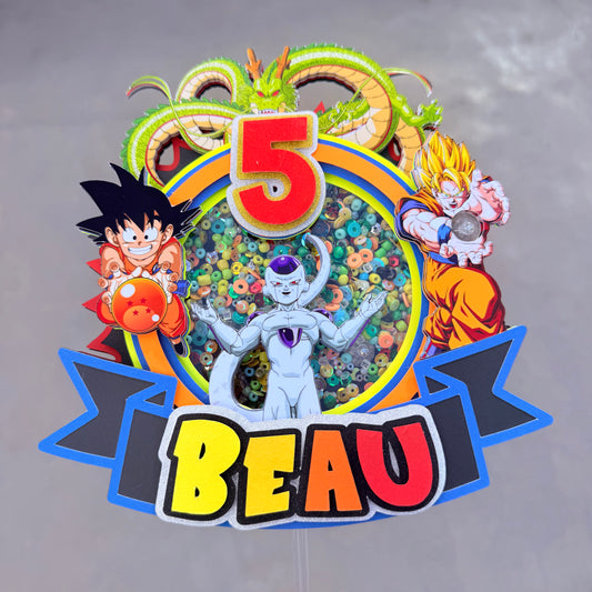 Saiyan Cake Topper