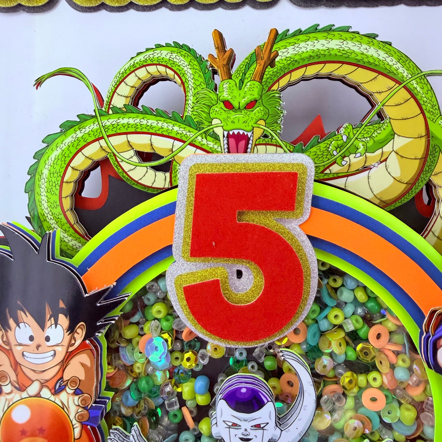 Saiyan Cake Topper