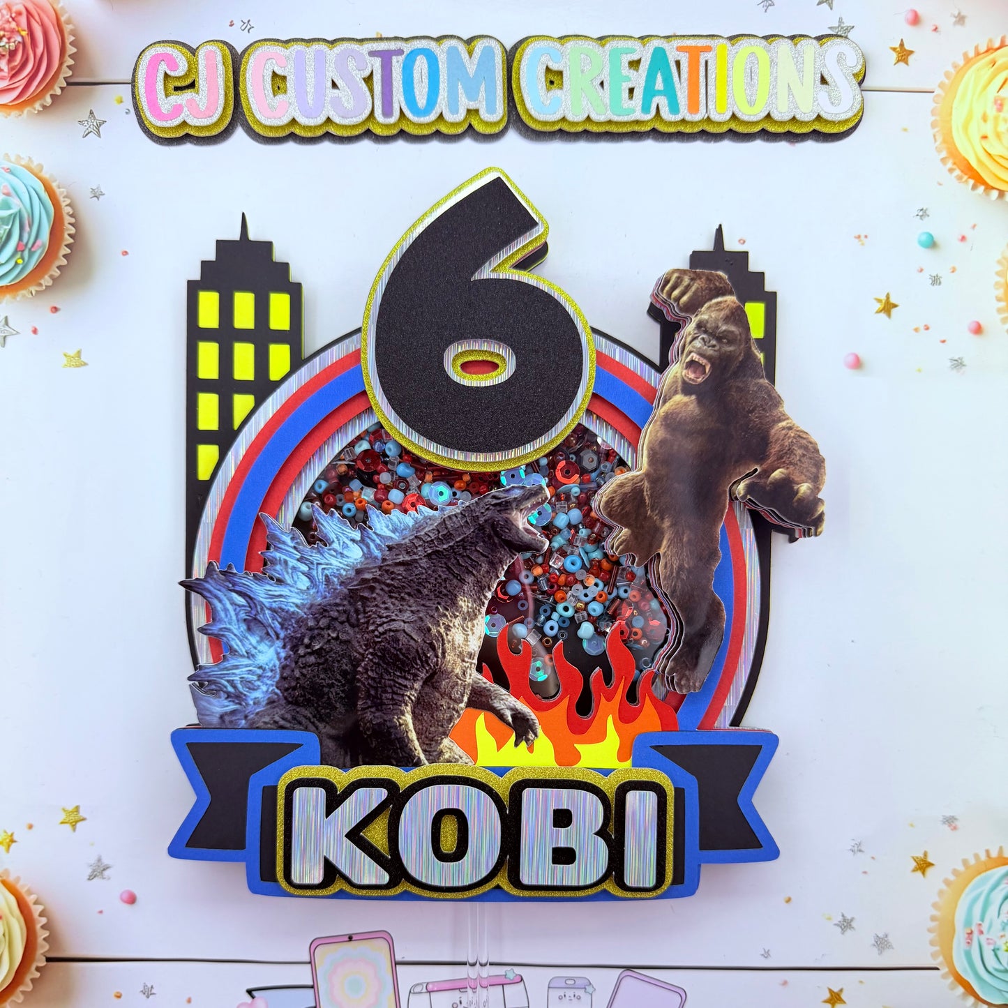 Godzilla Kong Topper