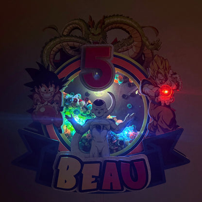 Saiyan Cake Topper