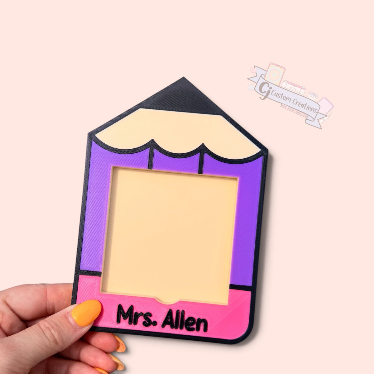 Teacher Personalised Sticky Note Holder
