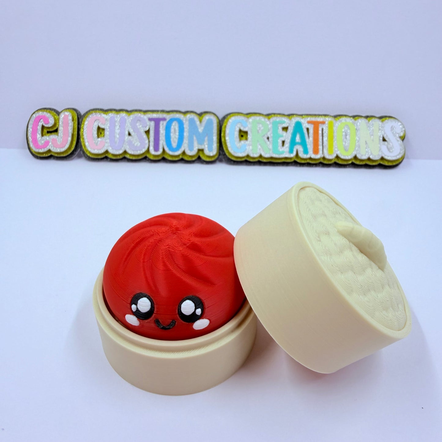 Dumpling Clicker Keychain