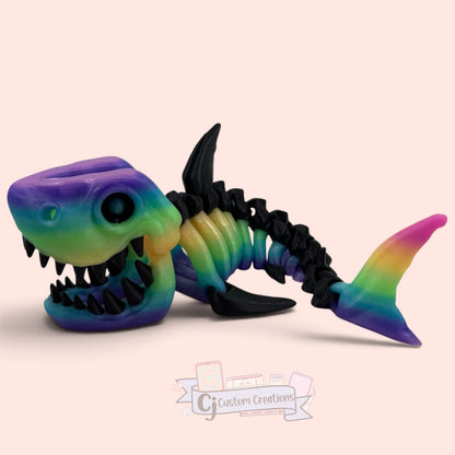 Luminous Shark Skeleton