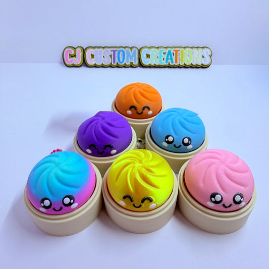 Dumpling Clicker Keychain