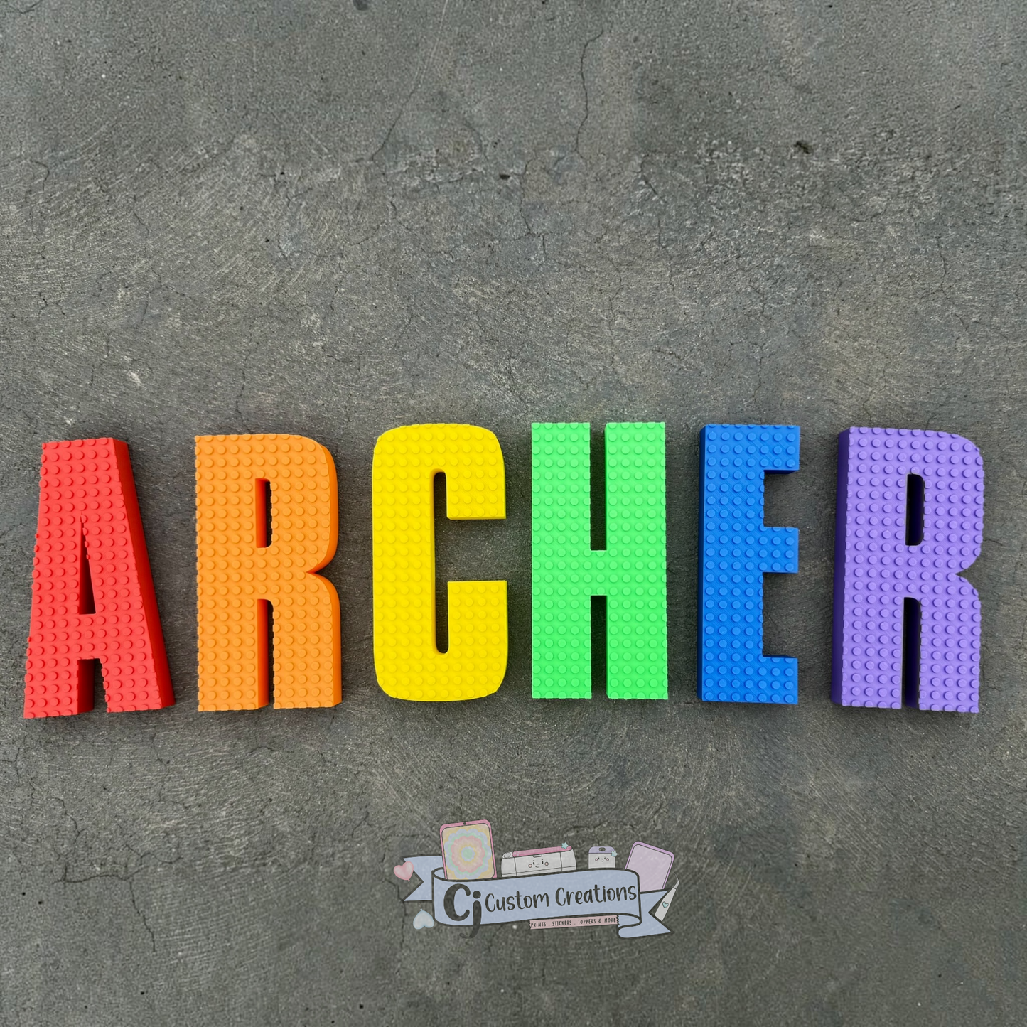Large Brick Letters
