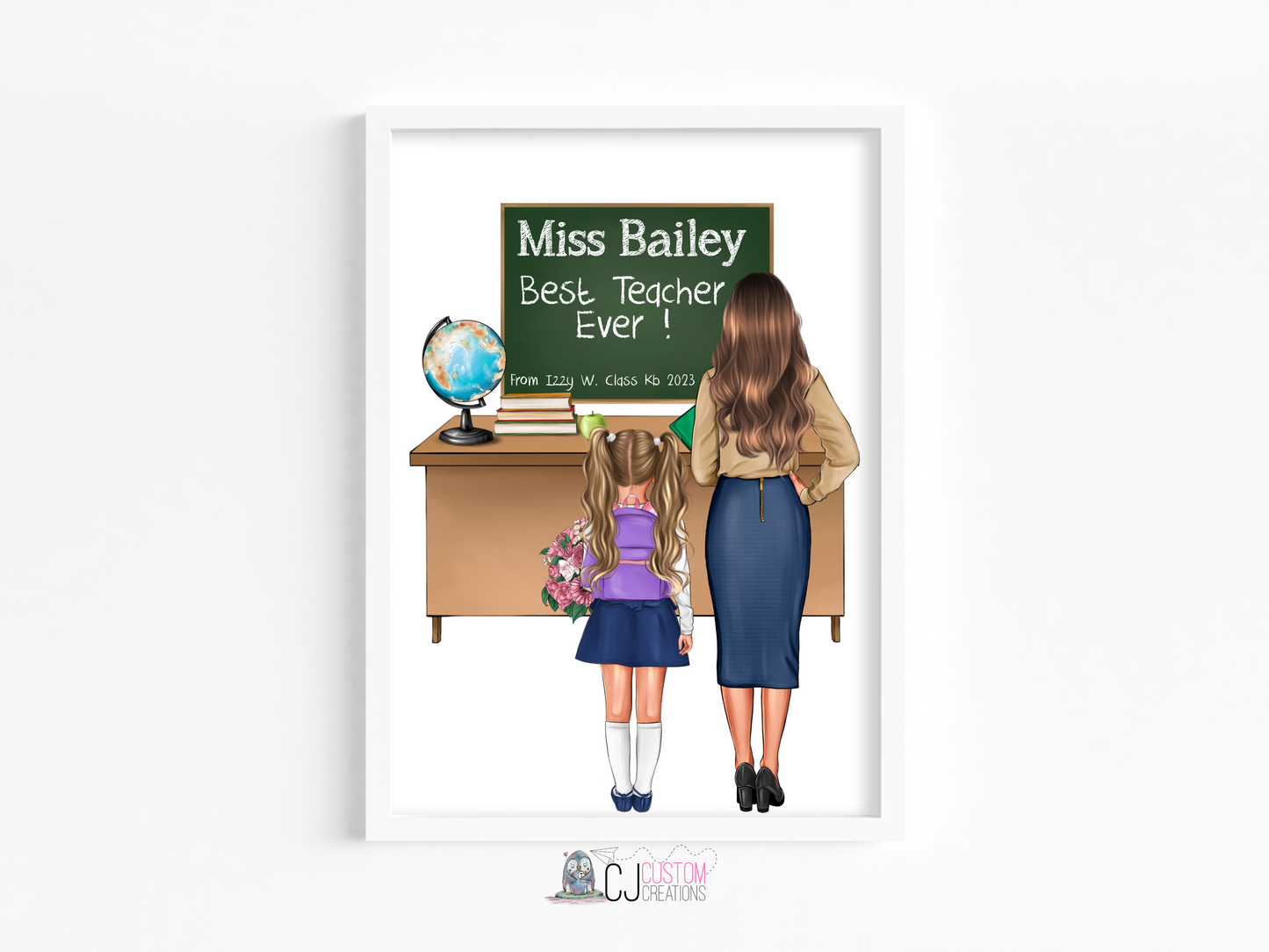 Personalised Teacher Print