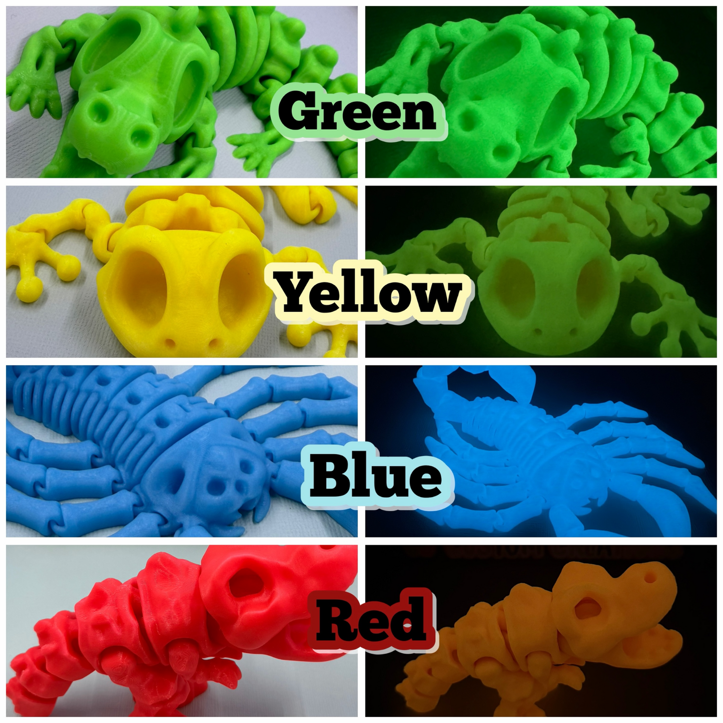 Glow Trex Skeleton Flexi