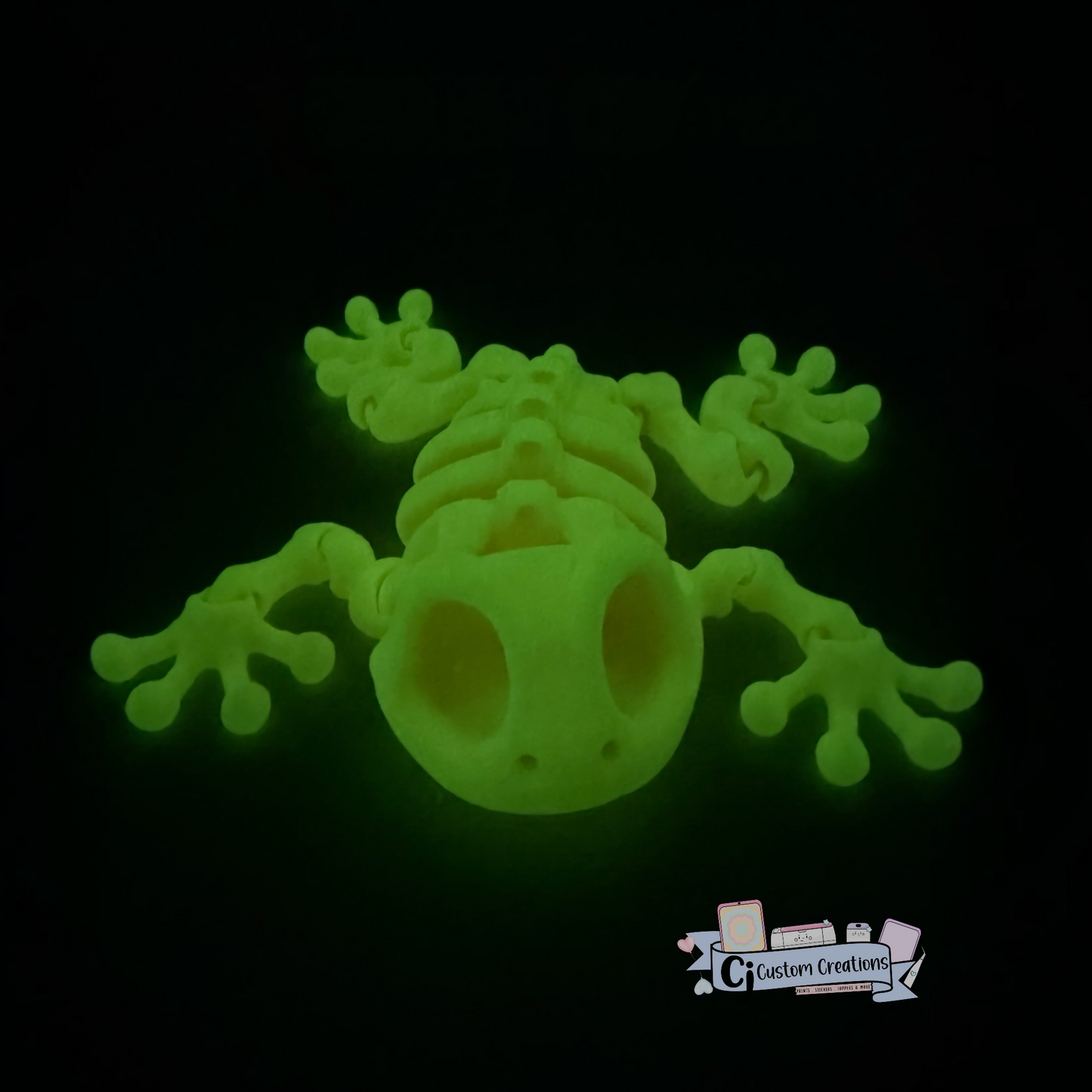 Glow Frog Skeleton Flexi