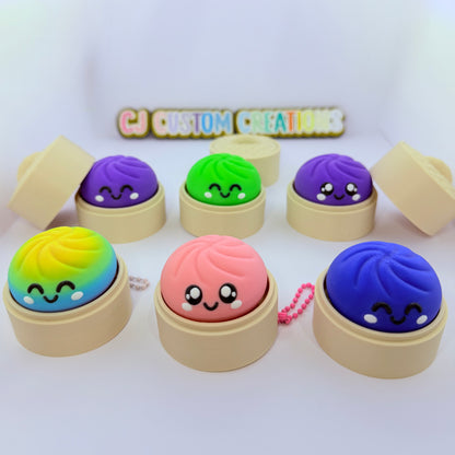 Dumpling Clicker Keychain