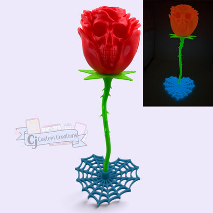 Glow Skull Rose