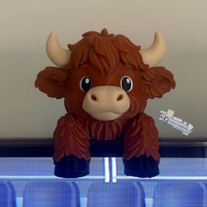 Highland Cow Monitor Buddy