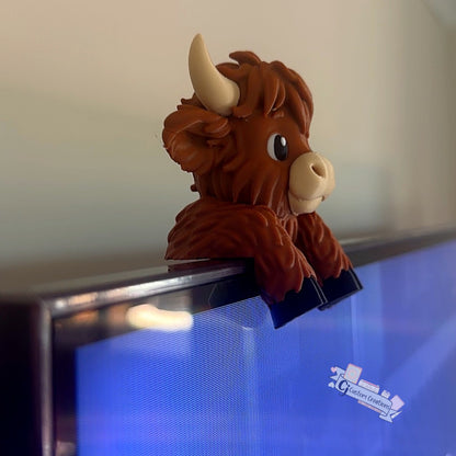 Highland Cow Monitor Buddy