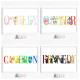 Themed name print