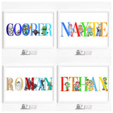 Themed name print