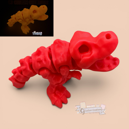 Glow Trex Skeleton Flexi