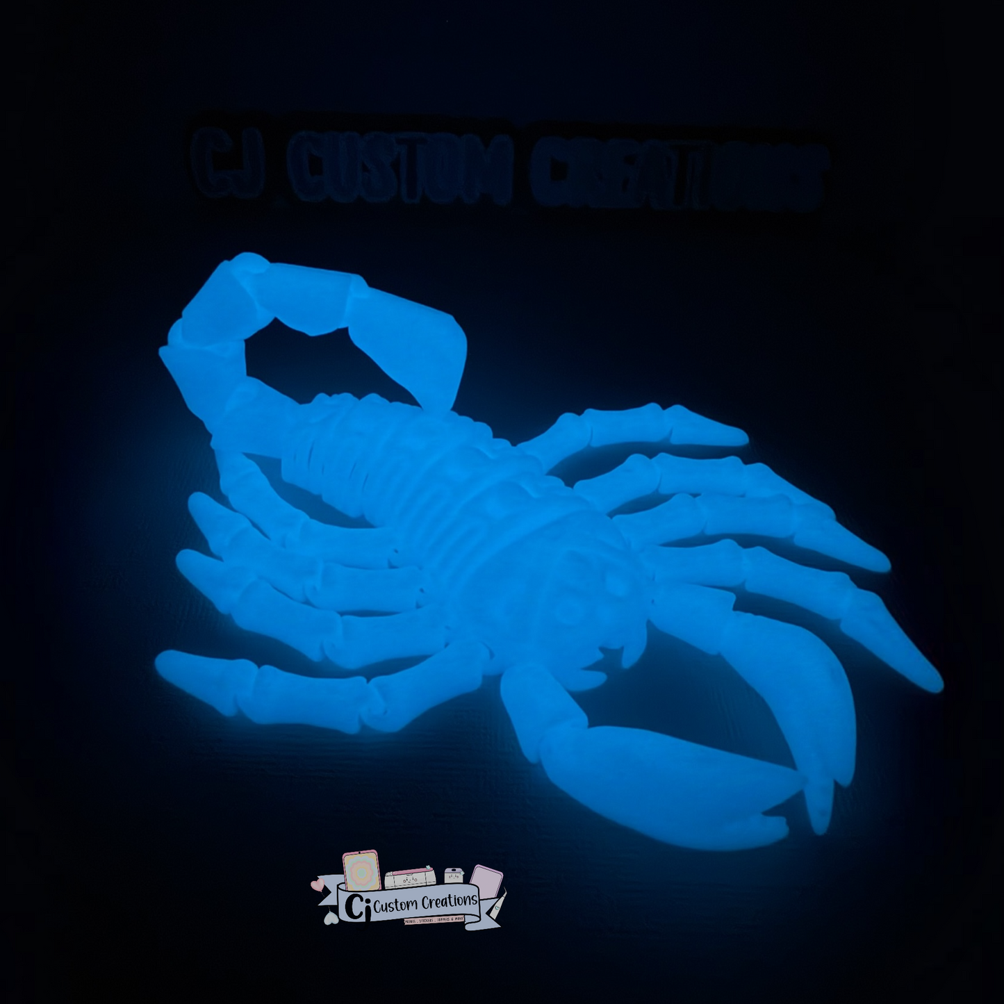 Glow Scorpion Skeleton Flexi