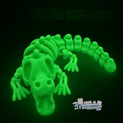 Glow Croc Skeleton Flexi
