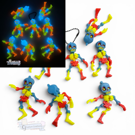 Glow in the Dark Skeleton Keychain