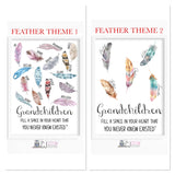 Grandchildren feather print