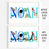 Themed name print