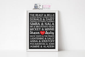 Character Couple Print