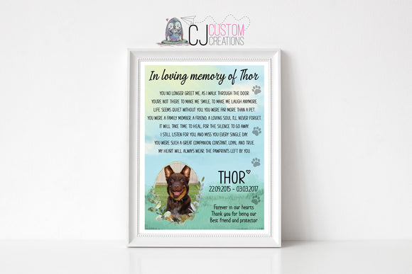 In loving memory of our pets