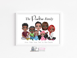 Cartoon Family/Friends 1-5