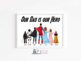 Daddy is our hero 4-8kids