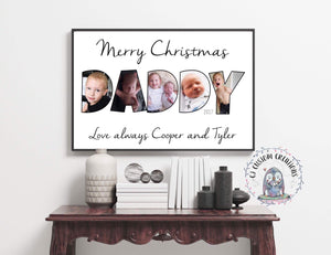 Christmas Name Image Print