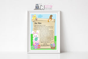 Easter Bunny Letter - BABY FIRST EASTER