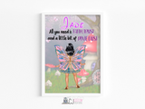 Personalised Kids inspiration print