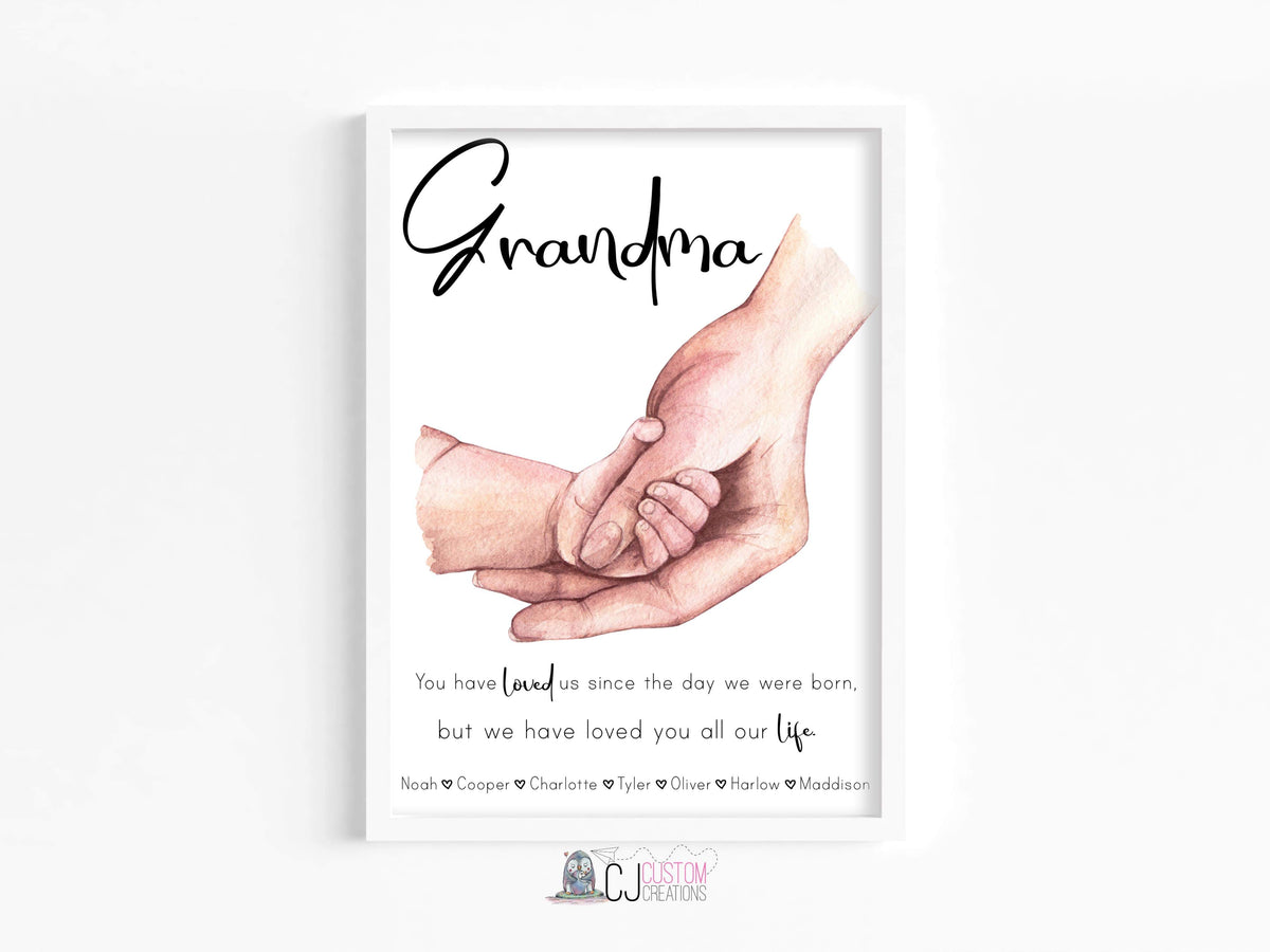 Loved all my life Print