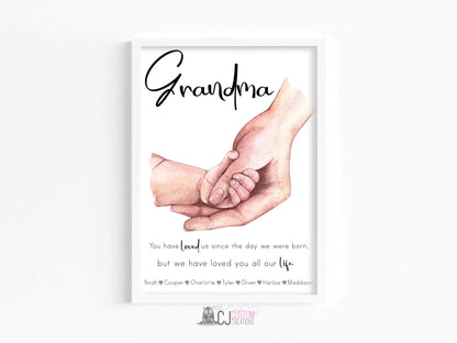 Loved all my life Print