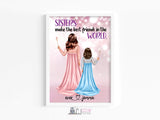 Duo Personalised Kids inspiration print