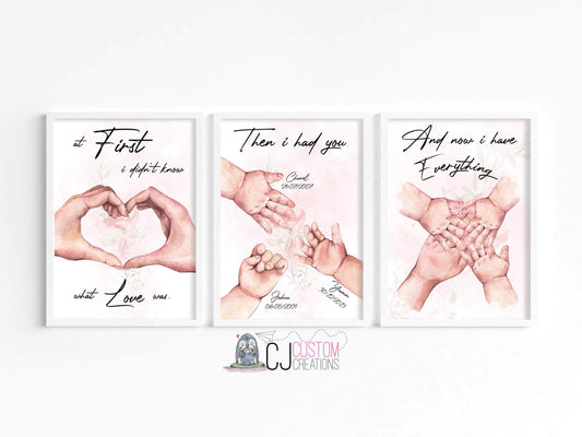Single Parent Family Print