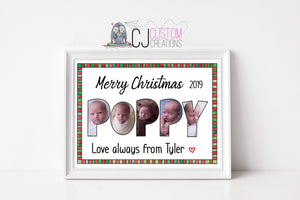 Xmas Name Image Print