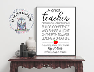Teacher Print #3